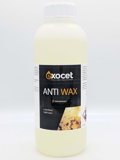 exocet Anti-Wax fuel additive bottle for improving diesel and gas oil cold flow and handling properties